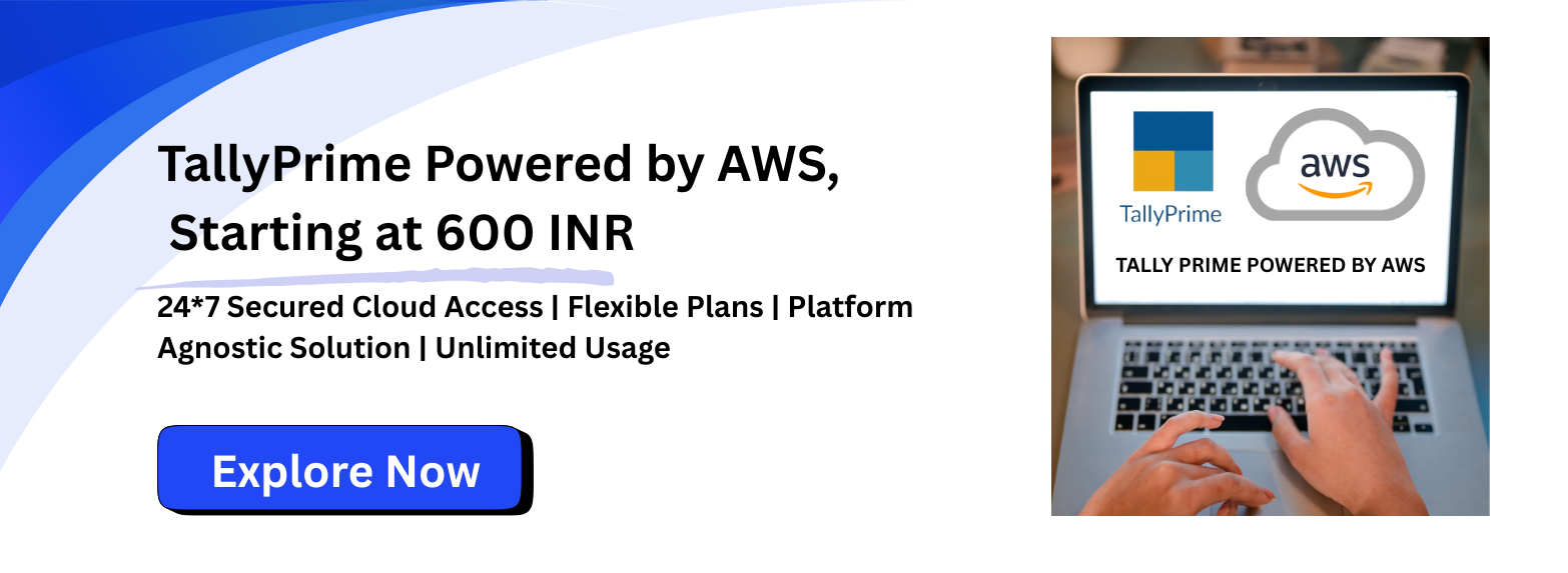  TallyPrime powered by AWS cloud